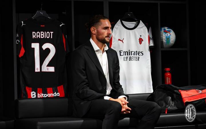 拉比奥特：希望赛季打进至少10球 我能为米兰带来领导力和个性